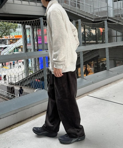 CIAOPANIC TYPY（チャオパニックティピー）の「コーデュロイワイドタックパンツ（その他パンツ・メンズ・アイボリー/チャコールグレー/ブラウン・MEDIUM/LARGE）」の14枚目の写真