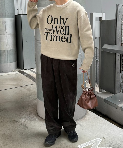 CIAOPANIC TYPY（チャオパニックティピー）の「コーデュロイワイドタックパンツ（その他パンツ・メンズ・アイボリー/チャコールグレー/ブラウン・MEDIUM/LARGE）」の15枚目の写真