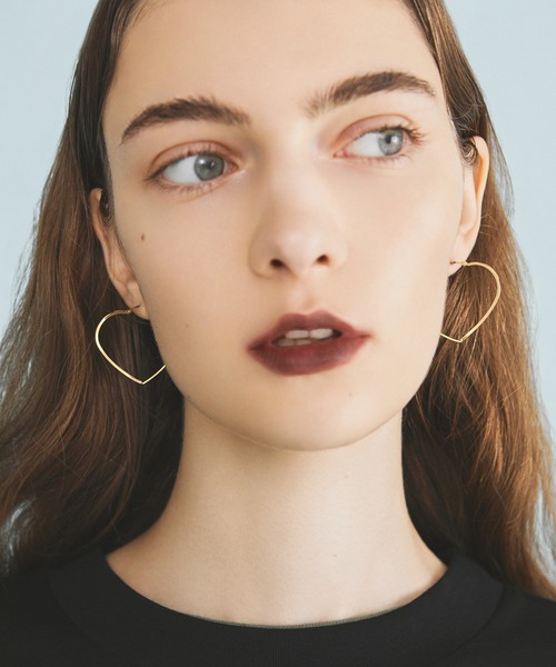 【kiehtova】HEART HOOP PIERCE KT5（ピアス（両耳用））｜kiehtova（キエトヴァ）