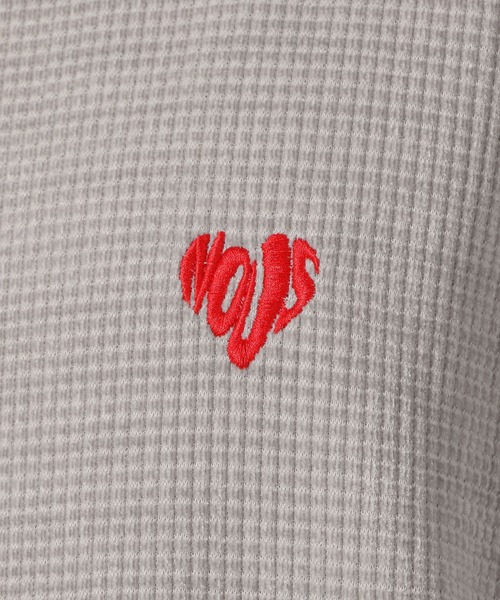 LAKOLE（ラコレ）の「カットモール刺繍プルオーバー / 147410（スウェット・メンズ・ブラック/ブルー/チェリーレッド/ライトグレー・LARGE/MEDIUM/X-LARGE）」の20枚目の写真