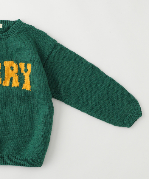 MacMahon Knitting Mills Curry カリー グリーン セール】【MacMahon Knitting Mills 】 +【Niche.】 Crew Neck Knit