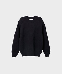 thisisneverthat ネバザ　セーター　ニット　黒　ブラック ブラック（黒）系 S thisisneverthat(ディスイズネバーザット