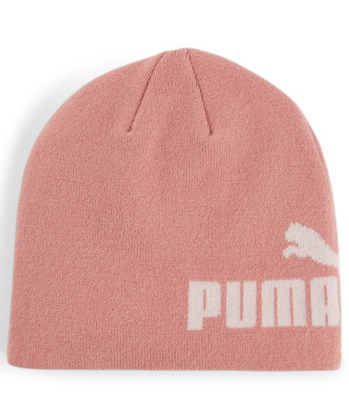 PUMA(プーマ)の「PUMA プーマ キッズ ESS NO.1 ロゴ カフレス ビーニー(ニットキャップ/ビーニー・キッズ・ピンク/ブラック・M/S)」の2枚目の写真