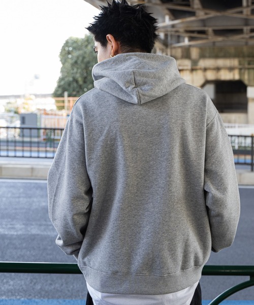 WEGO(ウィゴー)の「WEGO/リラックスフィットスプレーグラフィックパーカー(パーカー・メンズ・ホワイト/ブラック/杢グレー・SMALL/MEDIUM/LARGE)」の14枚目の写真