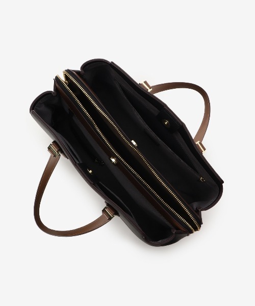 & chouette(アンドシュエット)の「バイカラーA4トートバッグ《仕事・通勤・通学》(トートバッグ・レディース・ベージュ/ブラック・FREE)」の12枚目の写真