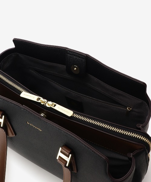 & chouette(アンドシュエット)の「バイカラーA4トートバッグ《仕事・通勤・通学》(トートバッグ・レディース・ベージュ/ブラック・FREE)」の14枚目の写真