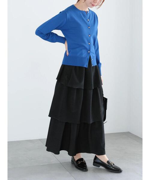 Te chichi（テチチ）の「【WEB限定】ラメティアードスカート（スカート・レディース・ブラック/シルバー/ブルー・F）」の12枚目の写真