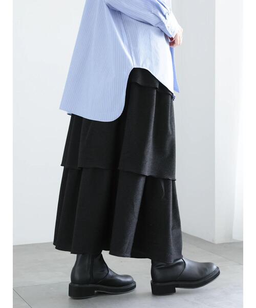 Te chichi（テチチ）の「【WEB限定】ラメティアードスカート（スカート・レディース・ブラック/シルバー/ブルー・F）」の14枚目の写真