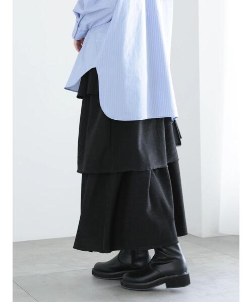 Te chichi（テチチ）の「【WEB限定】ラメティアードスカート（スカート・レディース・ブラック/シルバー/ブルー・F）」の16枚目の写真