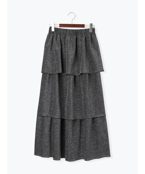 Te chichi（テチチ）の「【WEB限定】ラメティアードスカート（スカート・レディース・ブラック/シルバー/ブルー・F）」の22枚目の写真