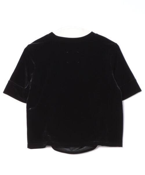 Narcissus(ナルシス)の「【MIDVEIN】ベロアTシャツ(Tシャツ/カットソー・レディース・レッド/ブラック・FREE)」の12枚目の写真