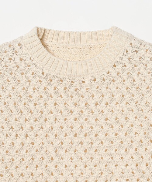 BEAMS(ビームス)の「メッシュ ニット ベスト(ニット/セーター・メンズ・ブラック/ナチュラル・LARGE/MEDIUM/SMALL)」の14枚目の写真
