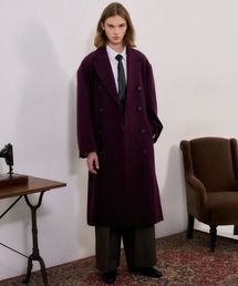 BLAYMORE（ブレイモア）の「【BLAYMORE】Belted Double Breasted Coat / メルトンウール ロング仕立て（その他アウター）」