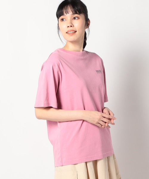 Grand PARK（グランドパーク）の「【DISCUS 】グランドパーク別注　パウダーブリーチ加工　 バックプリントTシャツ（Tシャツ/カットソー・レディース・杢グレー/ブラック/ホワイト/ピンク・FREE）」の4枚目の写真