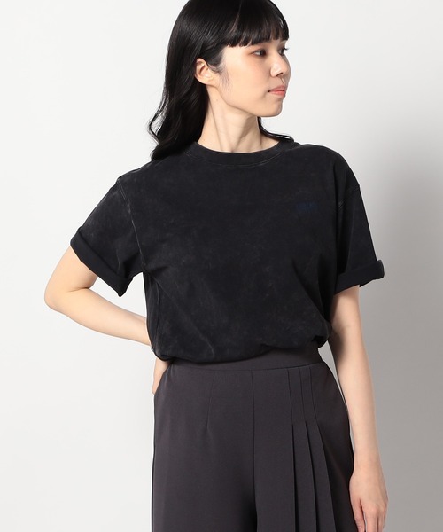 Grand PARK（グランドパーク）の「【DISCUS 】グランドパーク別注　パウダーブリーチ加工　 バックプリントTシャツ（Tシャツ/カットソー・レディース・杢グレー/ブラック/ホワイト/ピンク・FREE）」の2枚目の写真