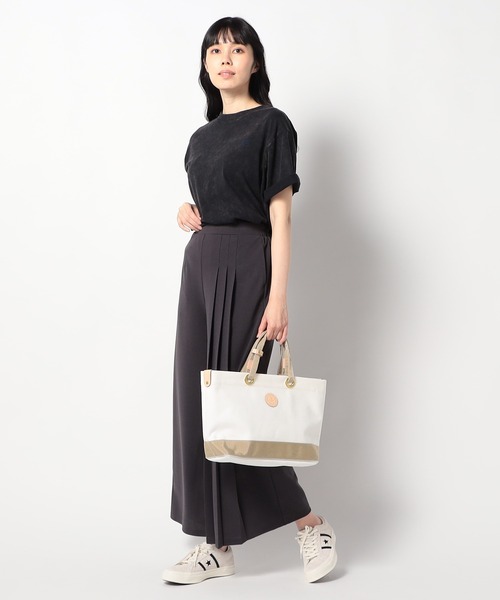 Grand PARK（グランドパーク）の「【DISCUS 】グランドパーク別注　パウダーブリーチ加工　 バックプリントTシャツ（Tシャツ/カットソー・レディース・杢グレー/ブラック/ホワイト/ピンク・FREE）」の9枚目の写真