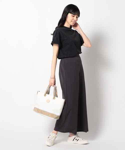 Grand PARK（グランドパーク）の「【DISCUS 】グランドパーク別注　パウダーブリーチ加工　 バックプリントTシャツ（Tシャツ/カットソー・レディース・杢グレー/ブラック/ホワイト/ピンク・FREE）」の10枚目の写真