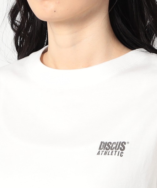 Grand PARK（グランドパーク）の「【DISCUS 】グランドパーク別注　パウダーブリーチ加工　 バックプリントTシャツ（Tシャツ/カットソー・レディース・杢グレー/ブラック/ホワイト/ピンク・FREE）」の15枚目の写真