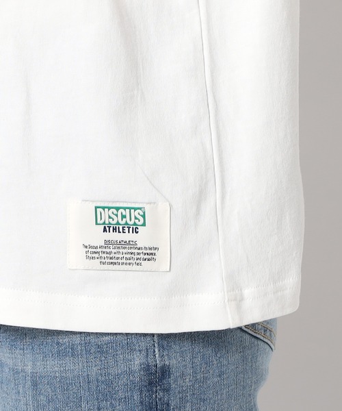 Grand PARK（グランドパーク）の「【DISCUS 】グランドパーク別注　パウダーブリーチ加工　 バックプリントTシャツ（Tシャツ/カットソー・レディース・杢グレー/ブラック/ホワイト/ピンク・FREE）」の18枚目の写真