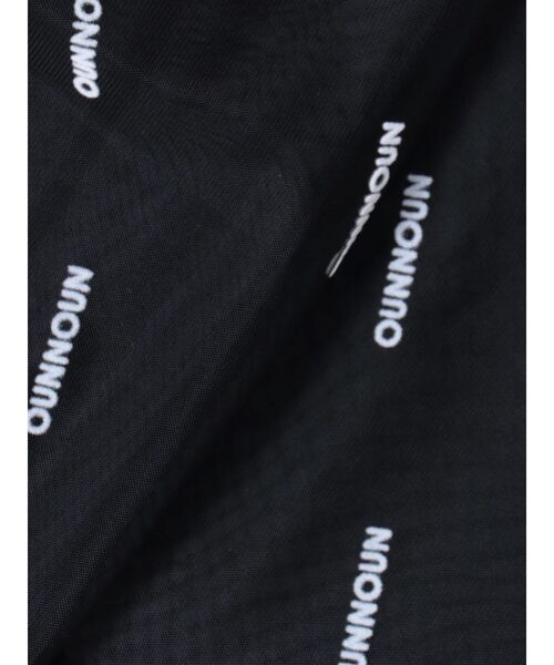 OUNNOUN（オウンノウン）の「【OUNNOUN】ロゴプリントチュールワンピース（ワンピース・レディース・ブラック/ベージュ/ミント・MEDIUM/SMALL）」の7枚目の写真