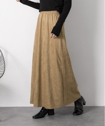 ad thie（アドティエ）の「スエードタッチ ロングスカート（スカート・レディース）」