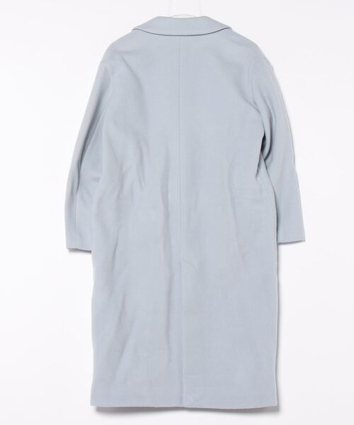 Liyoca（リヨカ）の「ダブルメルトンチェスターコート（チェスターコート・レディース・ブルーグレー・FREE）」の2枚目の写真