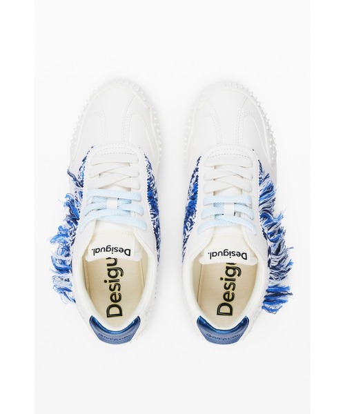 セール】RETROSNEAKERHERITAGEK PU白スニーカーローカット