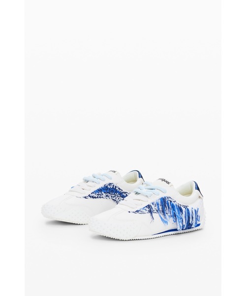 Desigual(デシグアル)の「RETROSNEAKERHERITAGEK PU白スニーカーローカット(スニーカー・レディース・ホワイト・41/40/39/38/37/36)」の5枚目の写真
