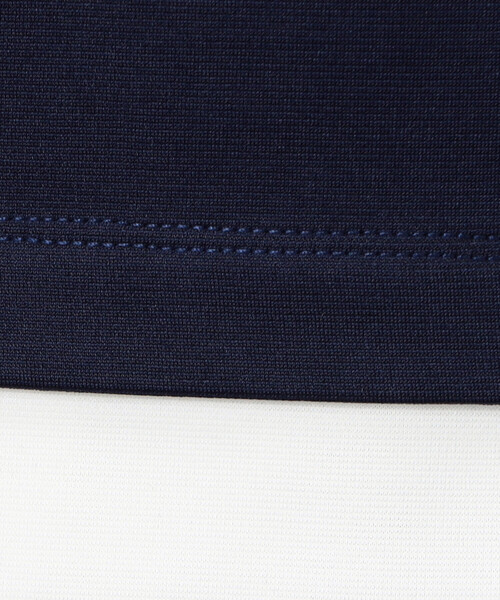 COMME CA ISM(コムサイズム)の「ストレッチポンチ フェイクレイヤードTシャツ(Tシャツ/カットソー・メンズ・ホワイト/ネイビー/ブルー/ブラック・MEDIUM/LARGE)」の6枚目の写真
