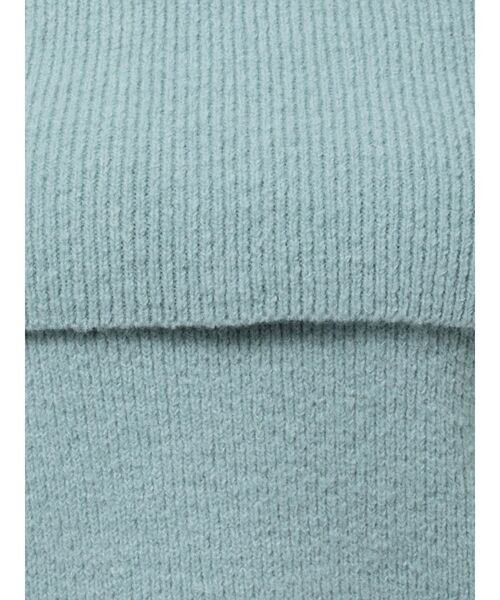 LAGUNAMOON（ラグナムーン）の「オフショルフレアスリーブニットプルオーバー（ニット/セーター・レディース・ミント/チャコールグレー/アイボリー・FREE）」の18枚目の写真