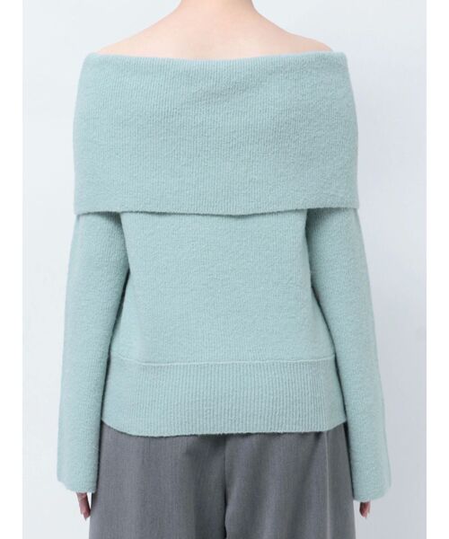 【セール】オフショルフレアスリーブニットプルオーバー（ニット/セーター）｜LAGUNAMOON（ラグナムーン）