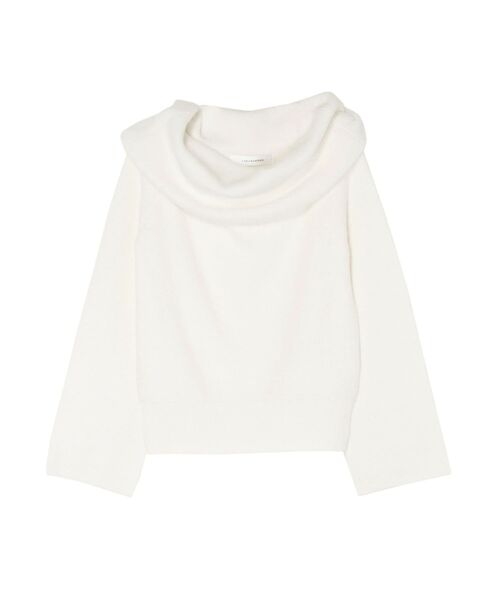 【セール】オフショルフレアスリーブニットプルオーバー（ニット/セーター）｜LAGUNAMOON（ラグナムーン）