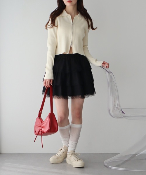 earth music&ecology(アースミュージックアンドエコロジー)の「リボンドロストハンドバッグ(ハンドバッグ・レディース・ブルー系その他/ブラウン/レッド・FREE)」の6枚目の写真