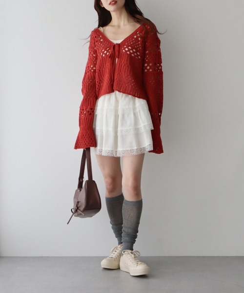 earth music&ecology(アースミュージックアンドエコロジー)の「リボンドロストハンドバッグ(ハンドバッグ・レディース・ブルー系その他/ブラウン/レッド・FREE)」の8枚目の写真