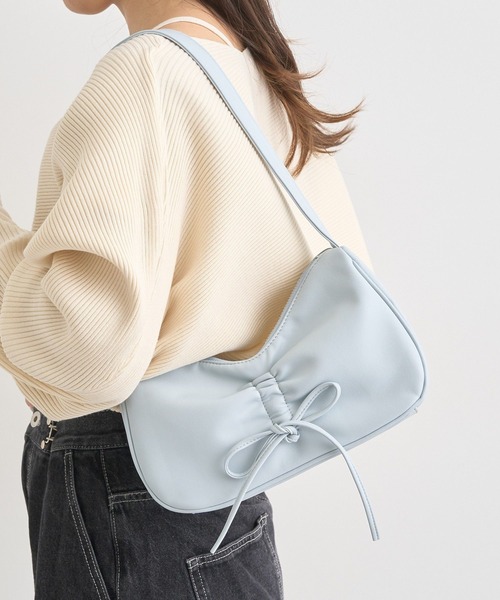 earth music&ecology(アースミュージックアンドエコロジー)の「リボンドロストハンドバッグ(ハンドバッグ・レディース・ブルー系その他/ブラウン/レッド・FREE)」の10枚目の写真