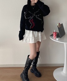 nemne store（ネンネストア）の「【seoup】アスキーニット（ニット/セーター）」