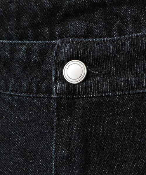 ELLUV（エルブ）の「【ELLUV/エルヴ】13ozヴィンテージデニム ジップギミック サイドタックフレアパンツ（デニムパンツ・メンズ・ライトインディゴブルー/ブラック/グレー・S/L/M）」の5枚目の写真