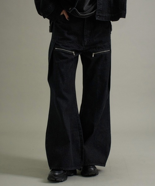 セール】【ELLUV/エルヴ】13ozヴィンテージデニム ジップギミック