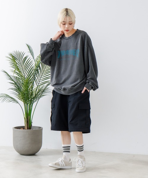 THRASHER（スラッシャー）の「【THRASHER/スラッシャー】ヘビーウェイト ピグメント マガジンロゴ クルーネック スウェット LOGO PIGMENT SWEAT（スウェット・メンズ・その他2/その他1/その他・LARGE/MEDIUM）」の6枚目の写真