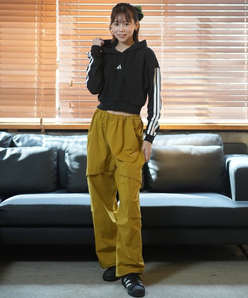 Adidas バルーンカーゴパンツ レディース ピンク新品A/M JD1126 adidas（アディダス）の「アディダス オリジナルス アディカラー