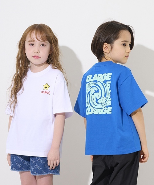 すぐ届く☆X-girl 半袖Tシャツ ハートロゴ ストリートスタイル◎ X-girl（エックスガール）の「HEART LOGO S/S TEE/ハートロゴ T