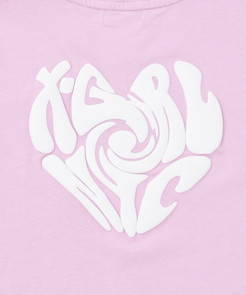 threetimes ♥ Pink DNA tee/追跡付 AT 300 Kid's running LS T-shirt UV UPF 50+ - Pink