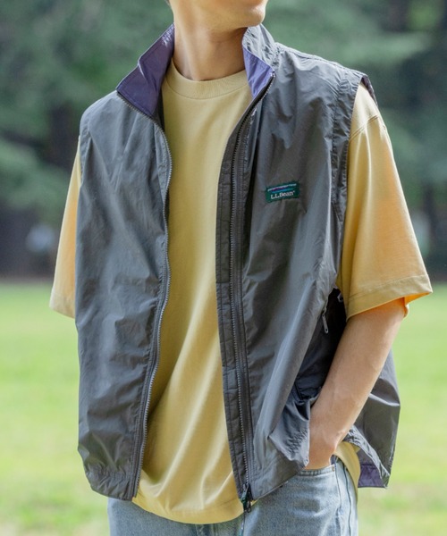 L.L.Bean（エルエルビーン）の「【JAPAN EDITION】ロクスベリー・ベスト（ベスト・メンズ・ネイビー/グレー系/オレンジ系/タン・SMALL/MEDIUM/LARGE）」の10枚目の写真