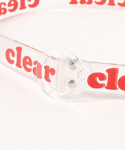 BEAMS BOY（ビームスボーイ）の「【別注】PIKE / CLEAR BELT SP（ベルト・レディース・ブルー/レッド・ONE SIZE）」の5枚目の写真