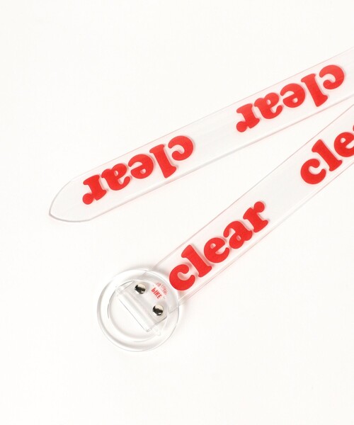 BEAMS BOY（ビームスボーイ）の「【別注】PIKE / CLEAR BELT SP（ベルト・レディース・ブルー/レッド・ONE SIZE）」の6枚目の写真