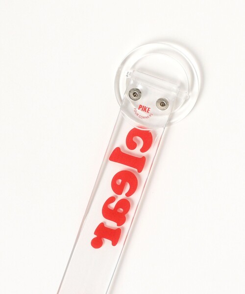 BEAMS BOY（ビームスボーイ）の「【別注】PIKE / CLEAR BELT SP（ベルト・レディース・ブルー/レッド・ONE SIZE）」の7枚目の写真