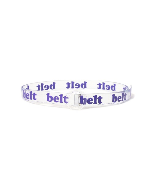 BEAMS BOY（ビームスボーイ）の「【別注】PIKE / CLEAR BELT SP（ベルト・レディース・ブルー/レッド・ONE SIZE）」の8枚目の写真