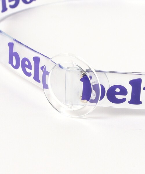 BEAMS BOY（ビームスボーイ）の「【別注】PIKE / CLEAR BELT SP（ベルト・レディース・ブルー/レッド・ONE SIZE）」の9枚目の写真