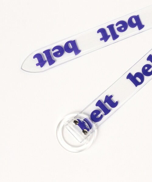 BEAMS BOY（ビームスボーイ）の「【別注】PIKE / CLEAR BELT SP（ベルト・レディース・ブルー/レッド・ONE SIZE）」の10枚目の写真
