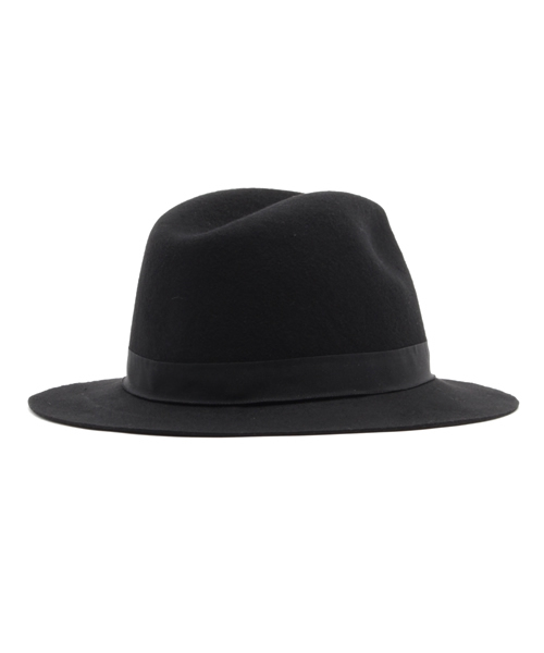 AZUL by moussy(アズールバイマウジー)の「ワイドブリムフェルトHAT(ハット・メンズ・ブラック/グレー・FREE)」の4枚目の写真